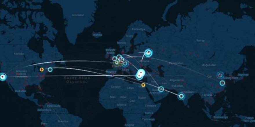 6 ülkeden Türkiye'ye siber saldırı