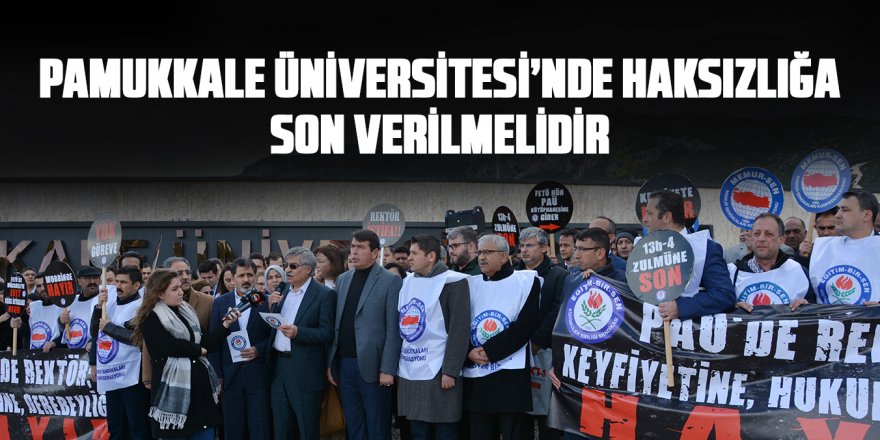 Eğitim-Bir-Sen'in Rektör İsyanı: Pamukkale Üniversitesi'nde haksızlığa son verilmelidir