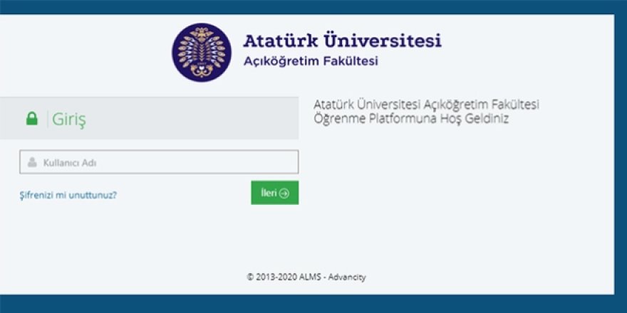 Atatürk Üniversitesi, online AÖF sınavı sonrası çöktü