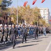 Diyarbakırda Atatürk yürüyüşü