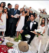 Bodrum'da şatafatlı İran düğünü