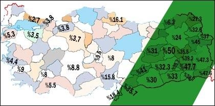 İşte Türkiye'nin 'fakirlik' haritası