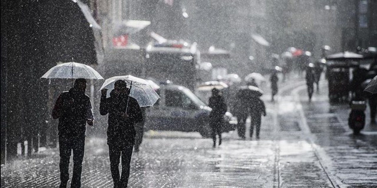 Meteoroloji'den 12 kente 'sarı' uyarı: Kuvvetli yağışa dikkat