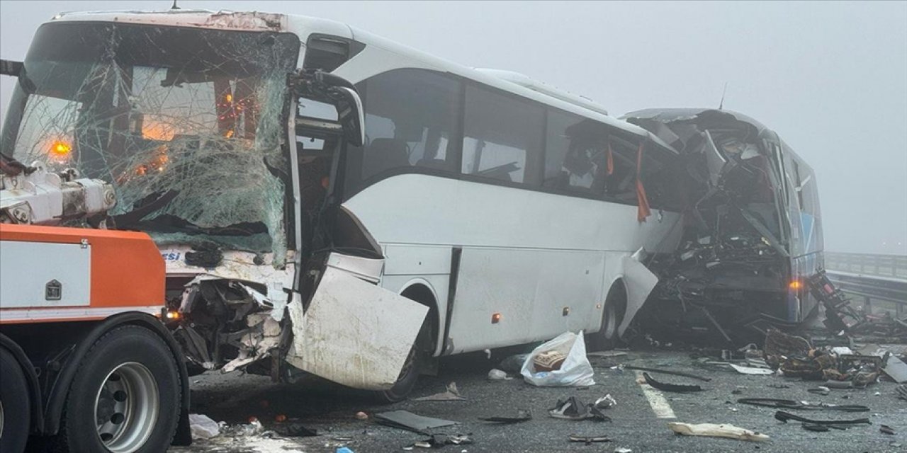 Kuzey Marmara Otoyolu'nda zincirleme kaza: 10 ölü, 57 yaralı