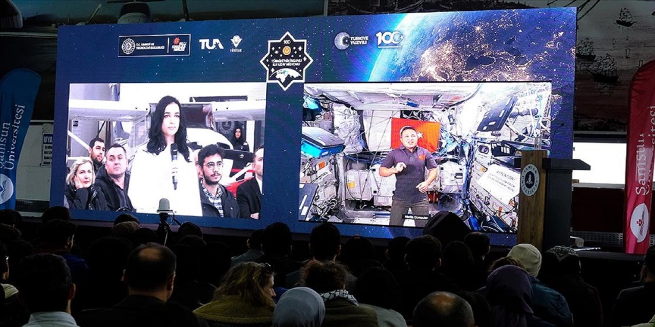 Astronot Gezeravcı, öğrenci ve akademisyenlerin sorularını cevapladı